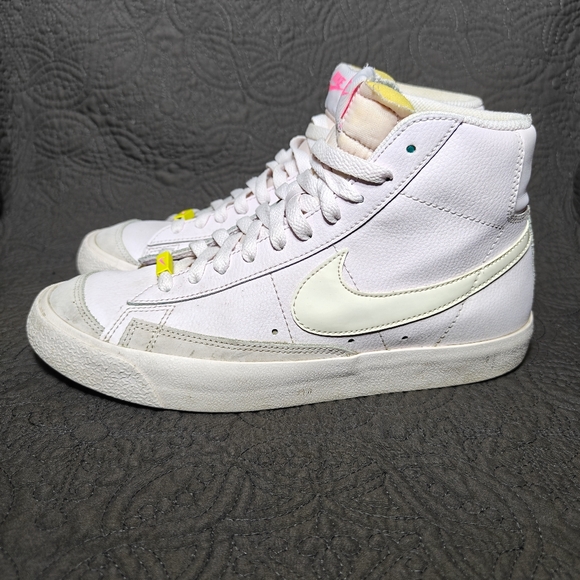 Nike Shoes - Nike Womens Blazer Mid '77 White Mint Pink Shoe Womens Sneakers Size 9